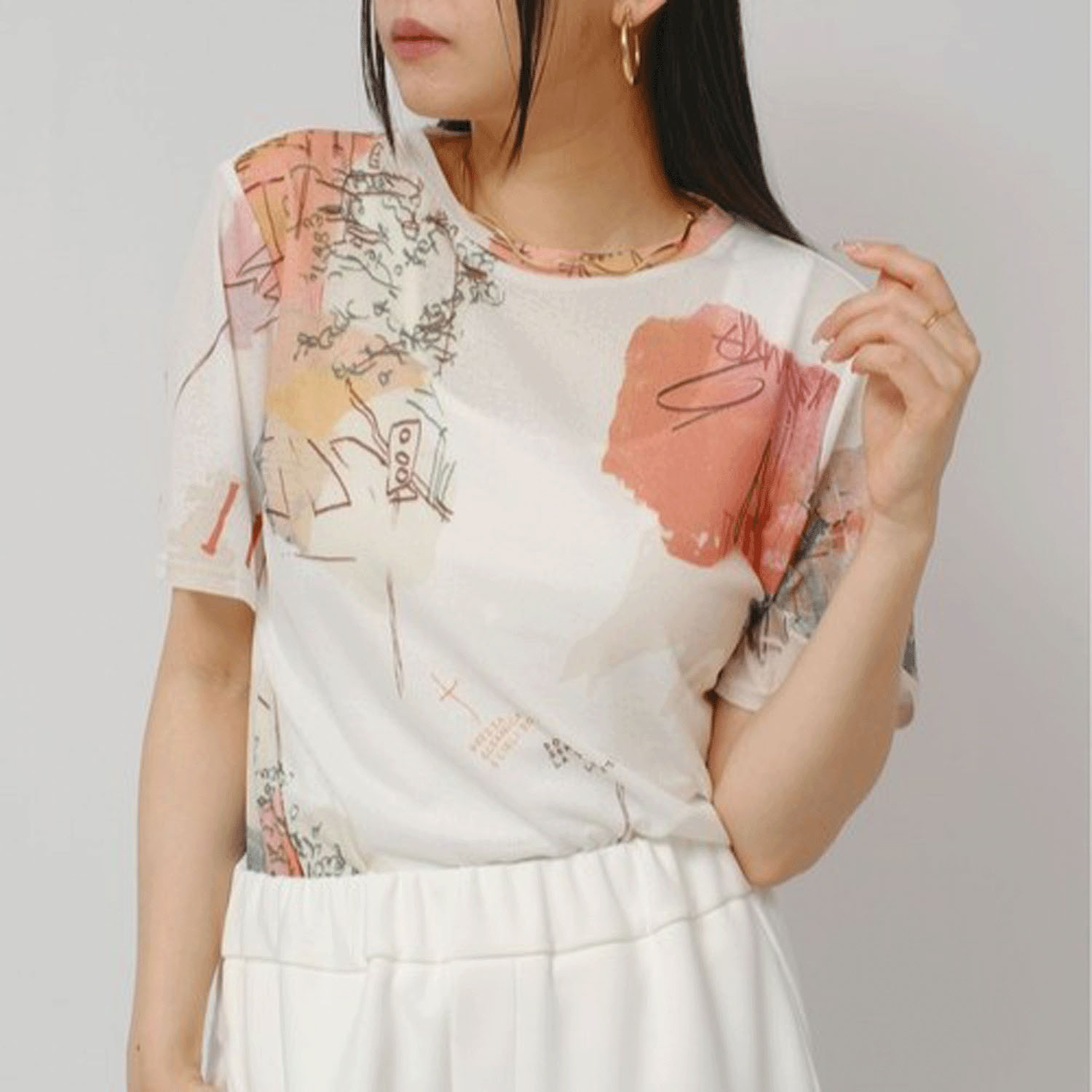 Palm Riche 風景アートTシャツ - 画像2