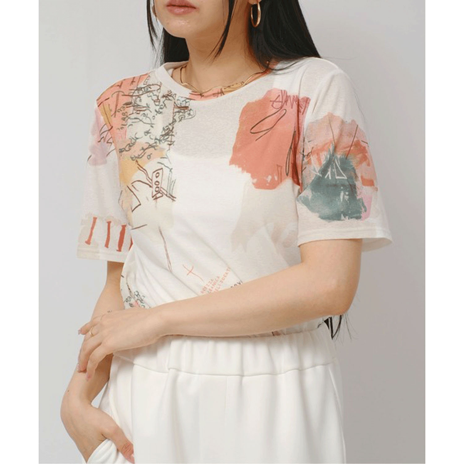 Palm Riche 風景アートTシャツ - 画像3