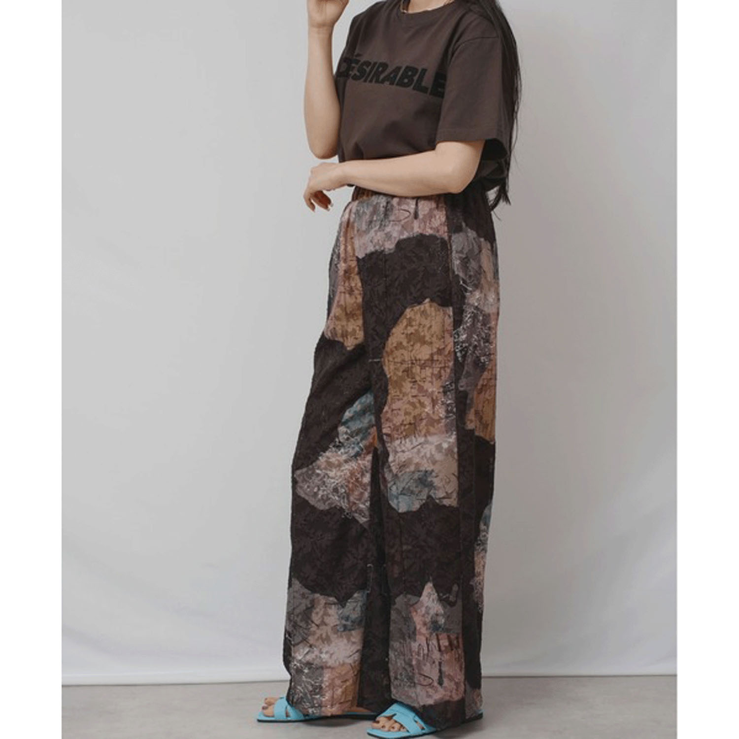 Palm Riche 風景アート柄パンツ - 画像19