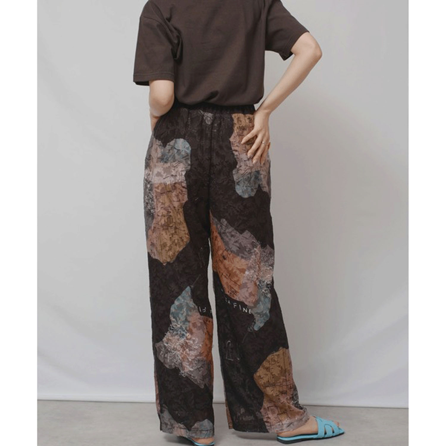 Palm Riche 風景アート柄パンツ - 画像22