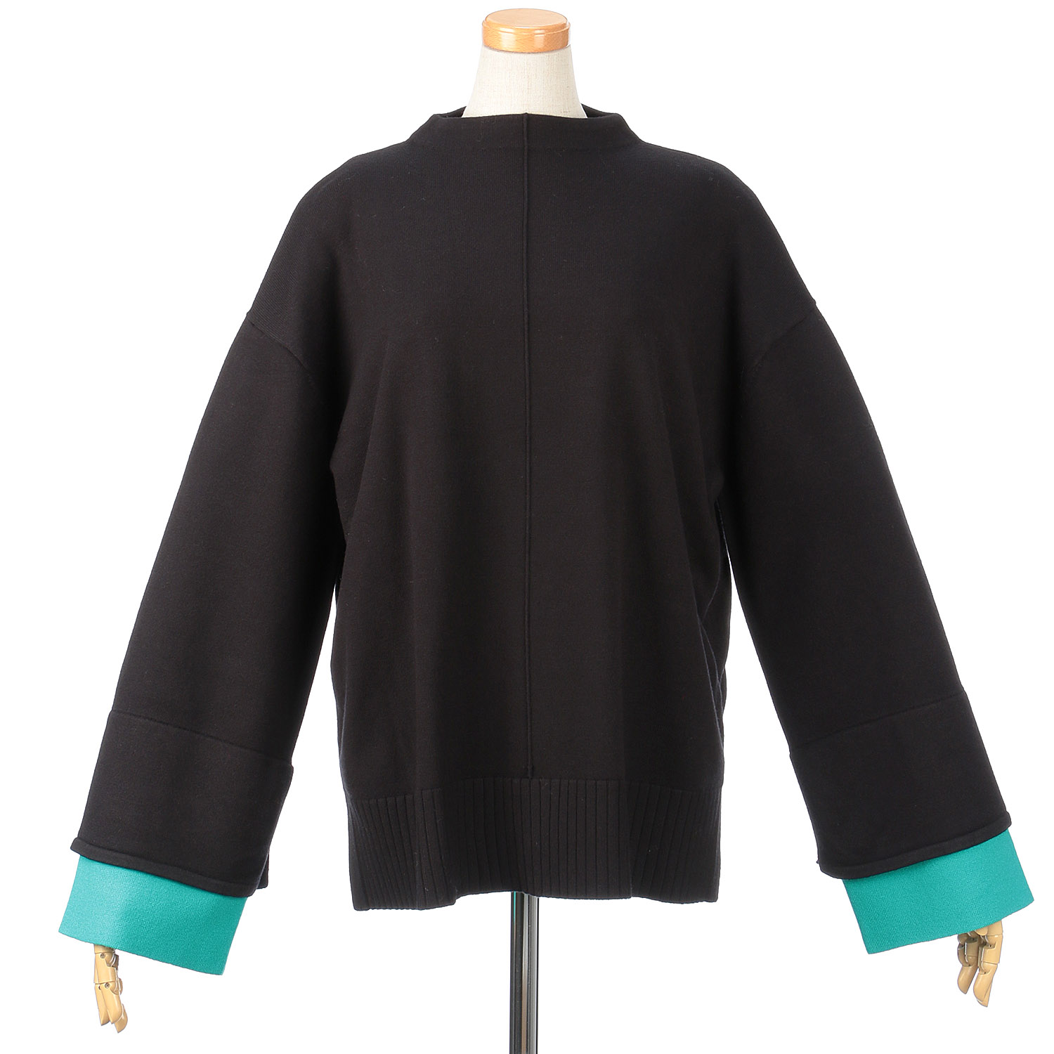 【Insta Live】vingtrois 袖配色プルオーバー - 画像16