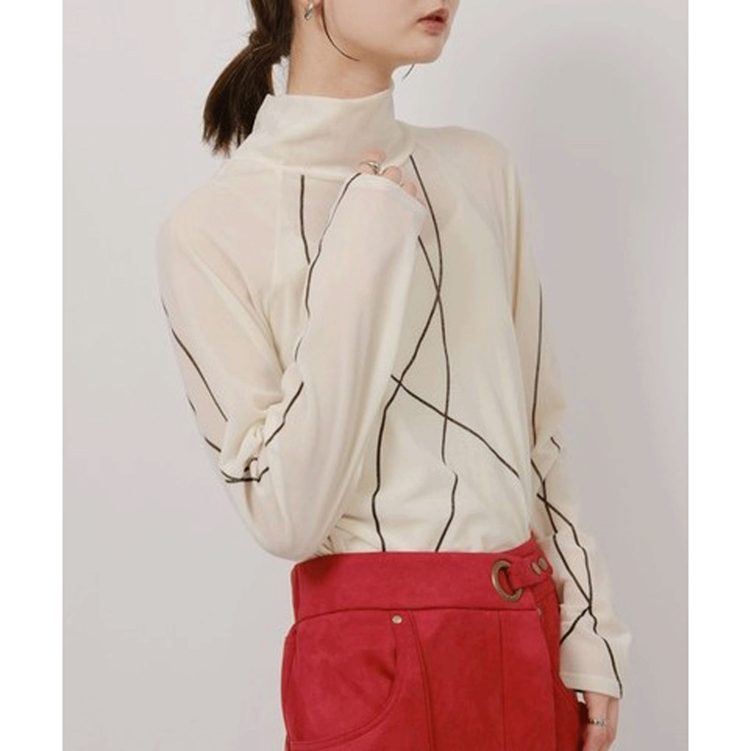 【Insta Live】Palm Riche タトゥライクフロッキートップス - 画像12