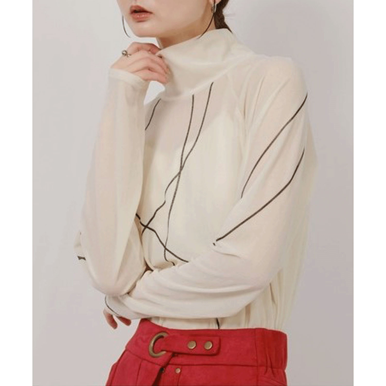 【Insta Live】Palm Riche タトゥライクフロッキートップス - 画像10