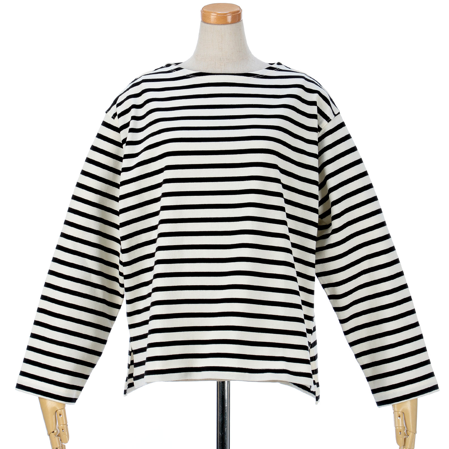 【Insta Live】ザンパ ボートネックボーダーロンT - 画像4