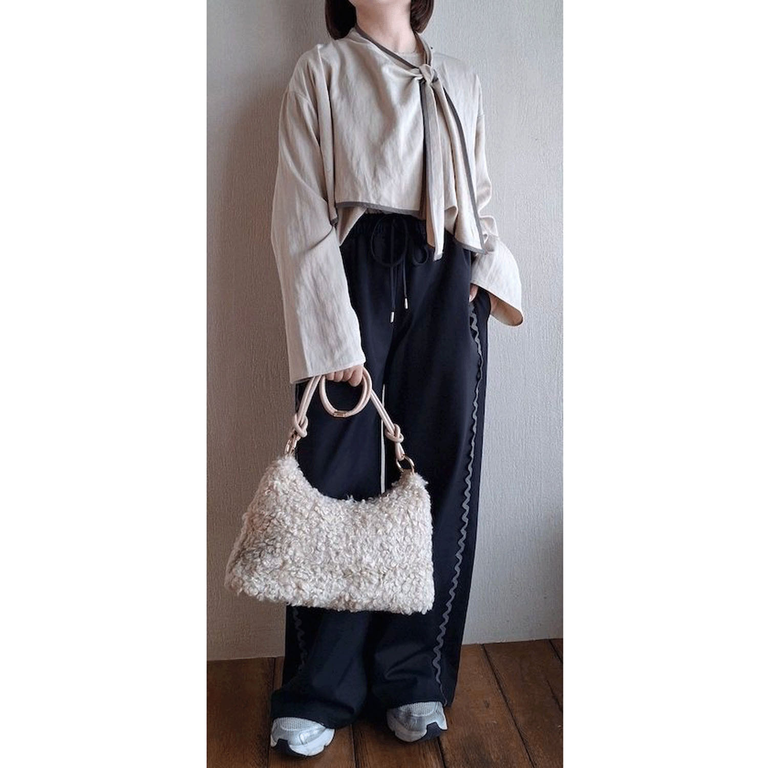 【Insta Live】ザンパ アシメボウタイカラーブラウス - 画像10