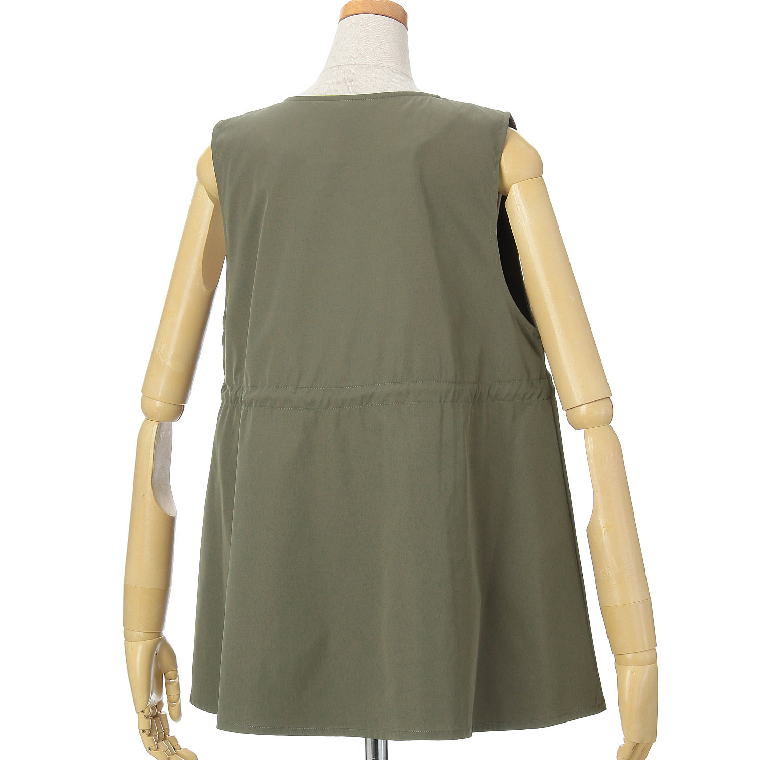 33℃ ウエストギャザーロゴテープベスト - 画像6