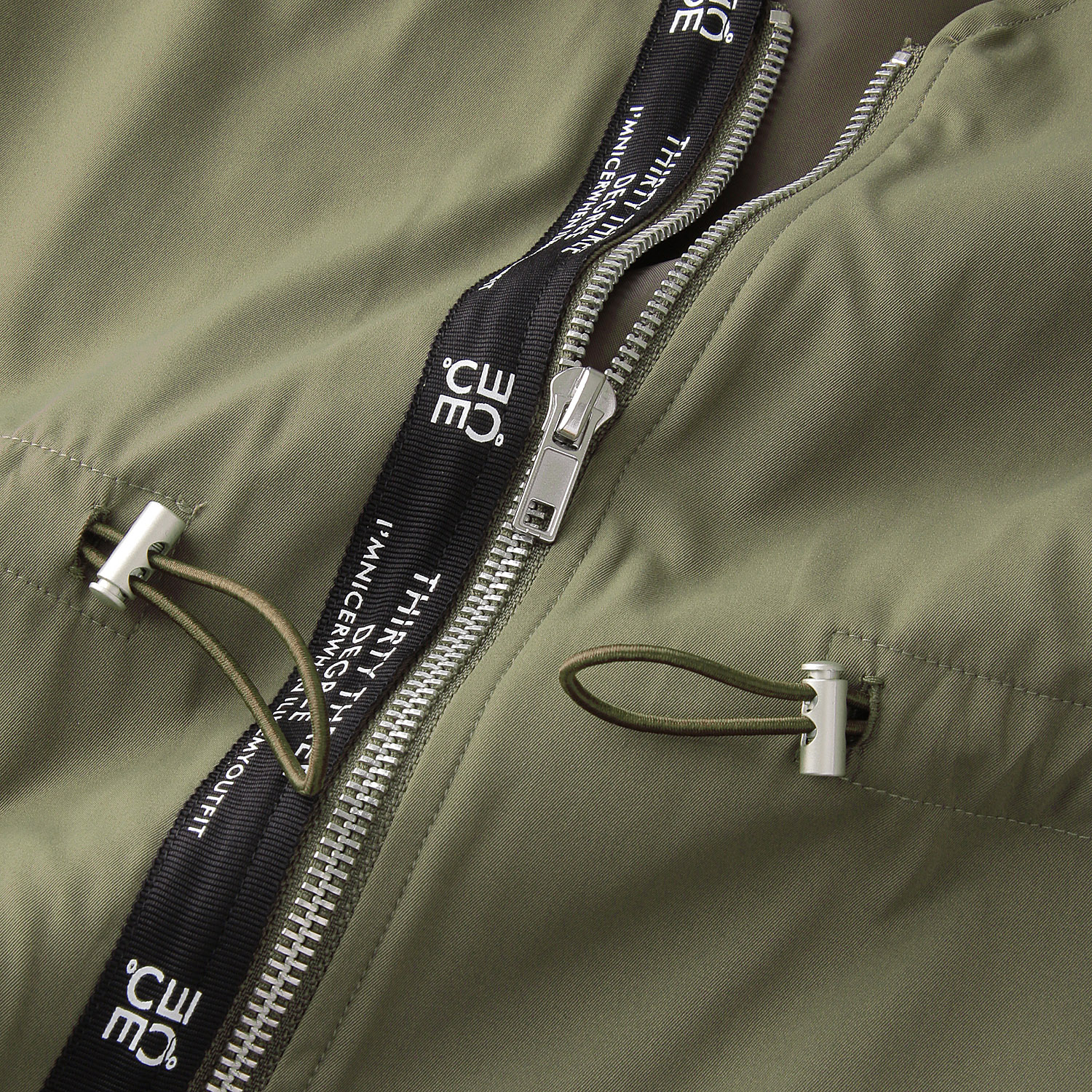 33℃ ウエストギャザーロゴテープベスト - 画像7