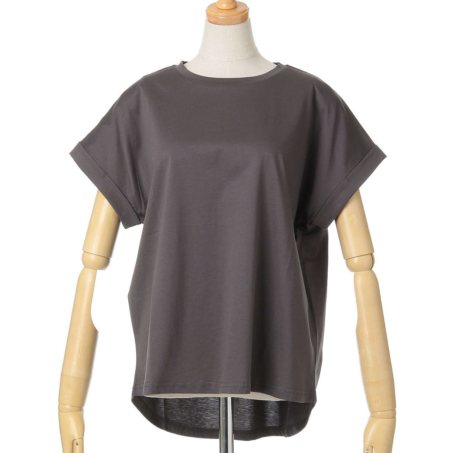 【Insta Live】Vingtrois ドライタッチコットンターンバックT - 画像2