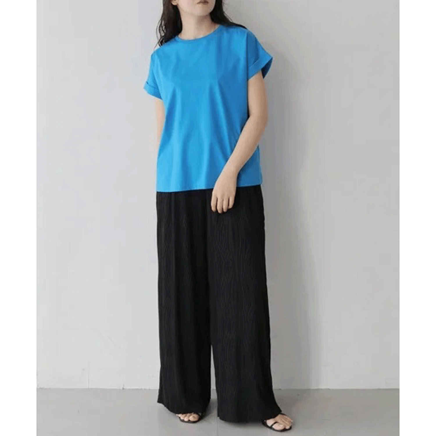 【Insta Live】Vingtrois ドライタッチコットンターンバックT - 画像12