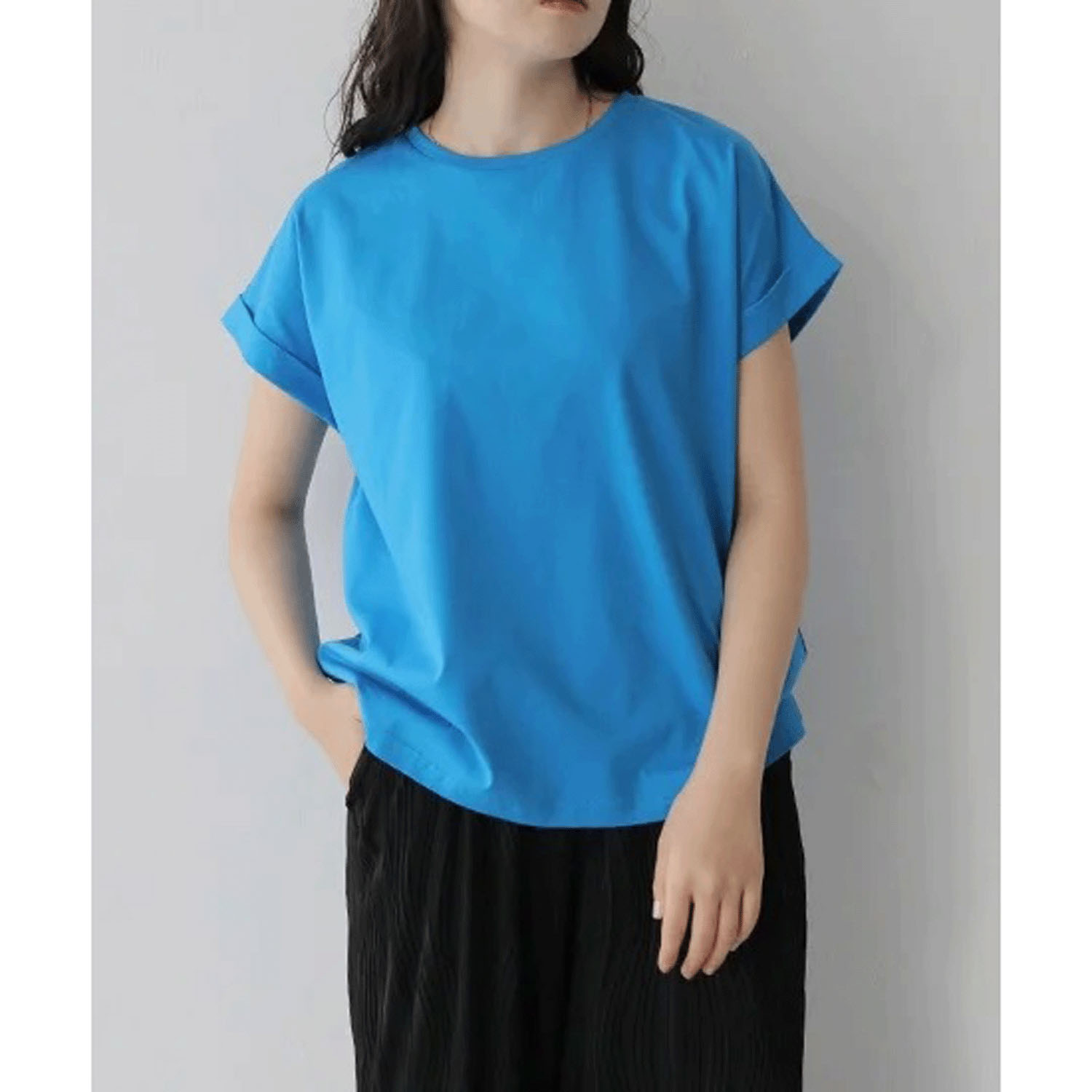 【Insta Live】Vingtrois ドライタッチコットンターンバックT