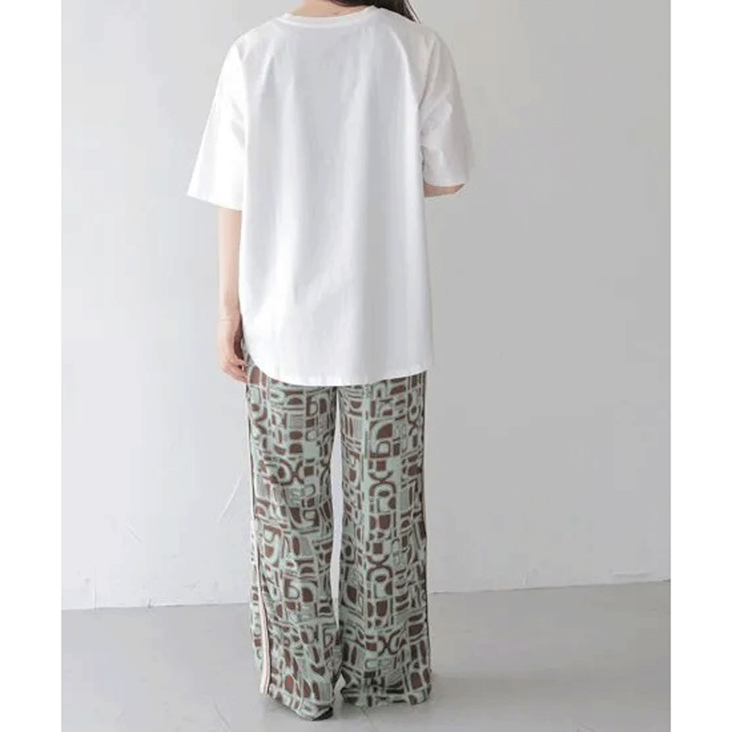 【Insta Live】Vingtrois ドライタッチコットン無地Tシャツ - 画像9