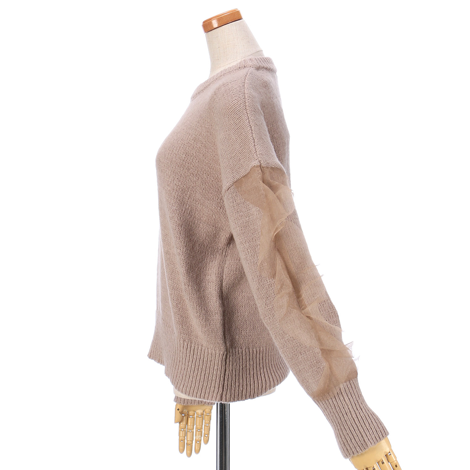 【Insta Live】Emilyan 袖チュールニット - 画像4