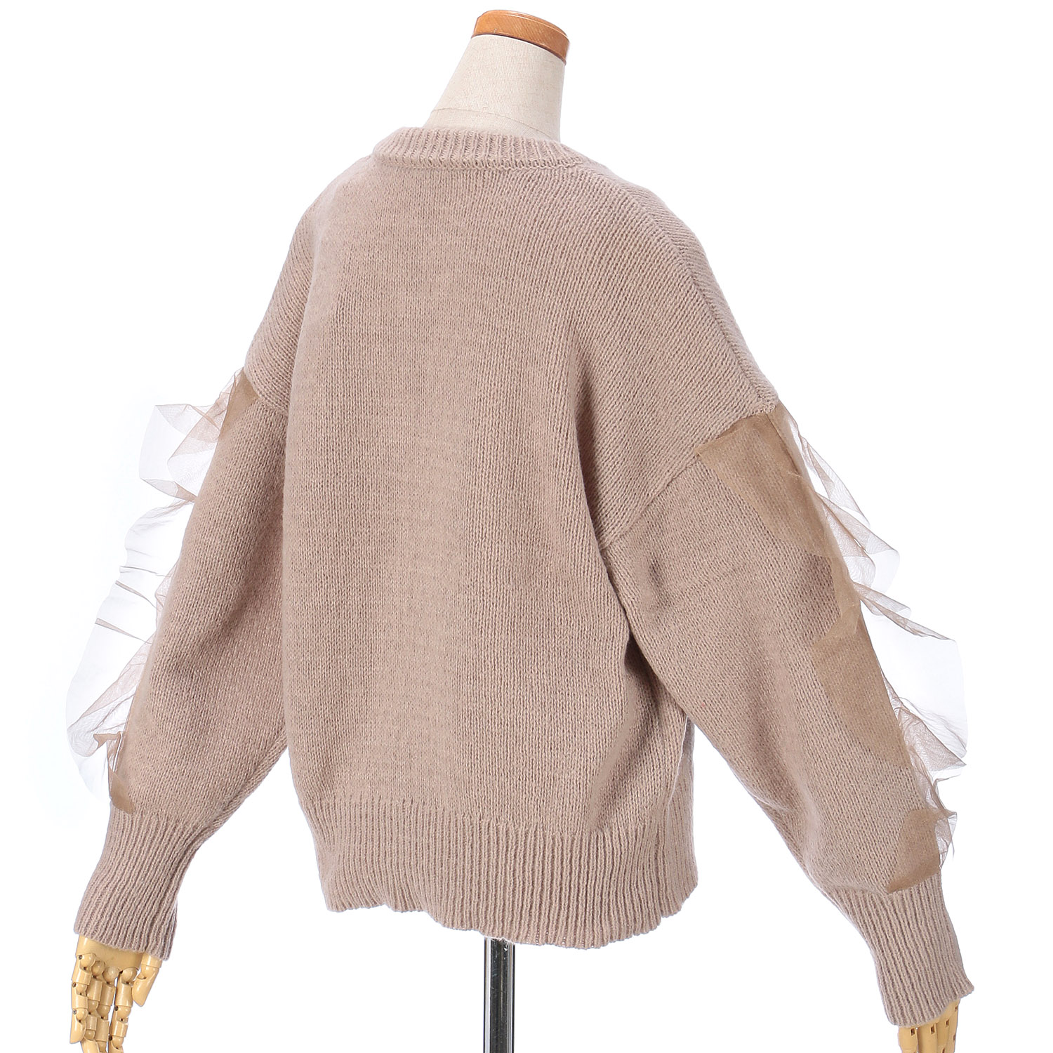 【Insta Live】Emilyan 袖チュールニット - 画像5