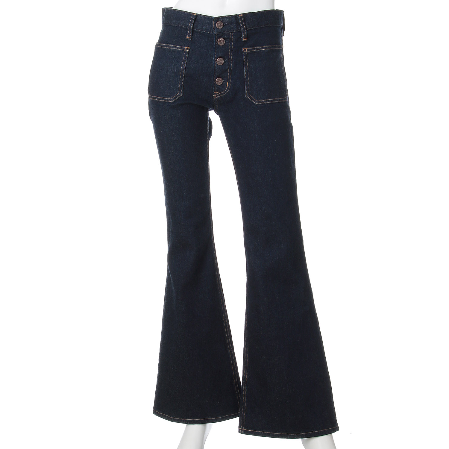 【ETONET限定 お取り寄せ】BOBSON ボタンフライベルボトム - 画像1