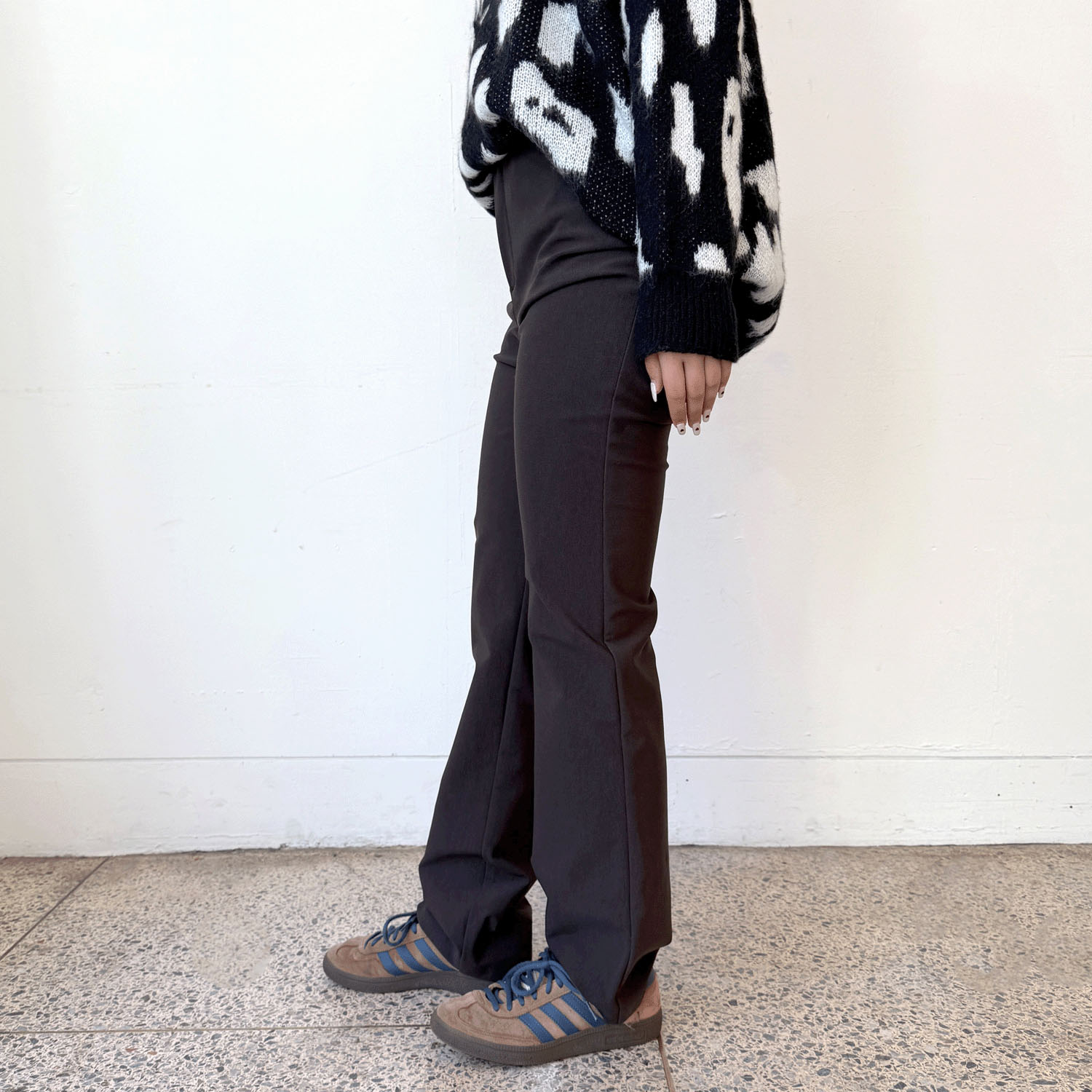 ハイテンション裏起毛ストレートパンツ - 画像8