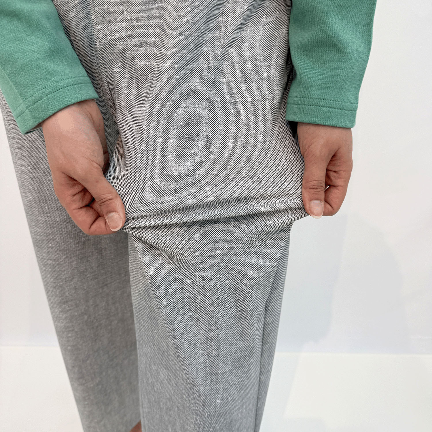 ドット柄ワイドパンツ - 画像4