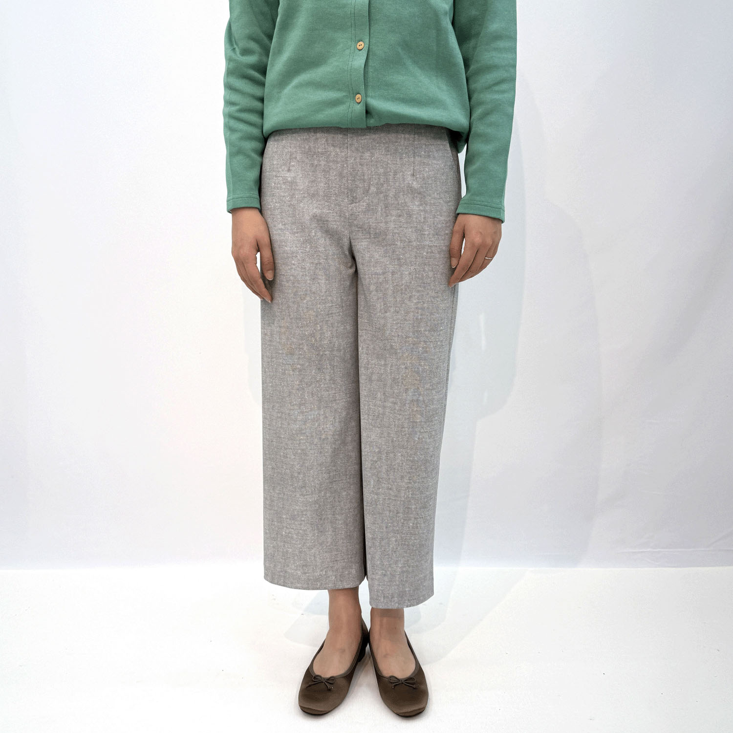 ドット柄ワイドパンツ - 画像5