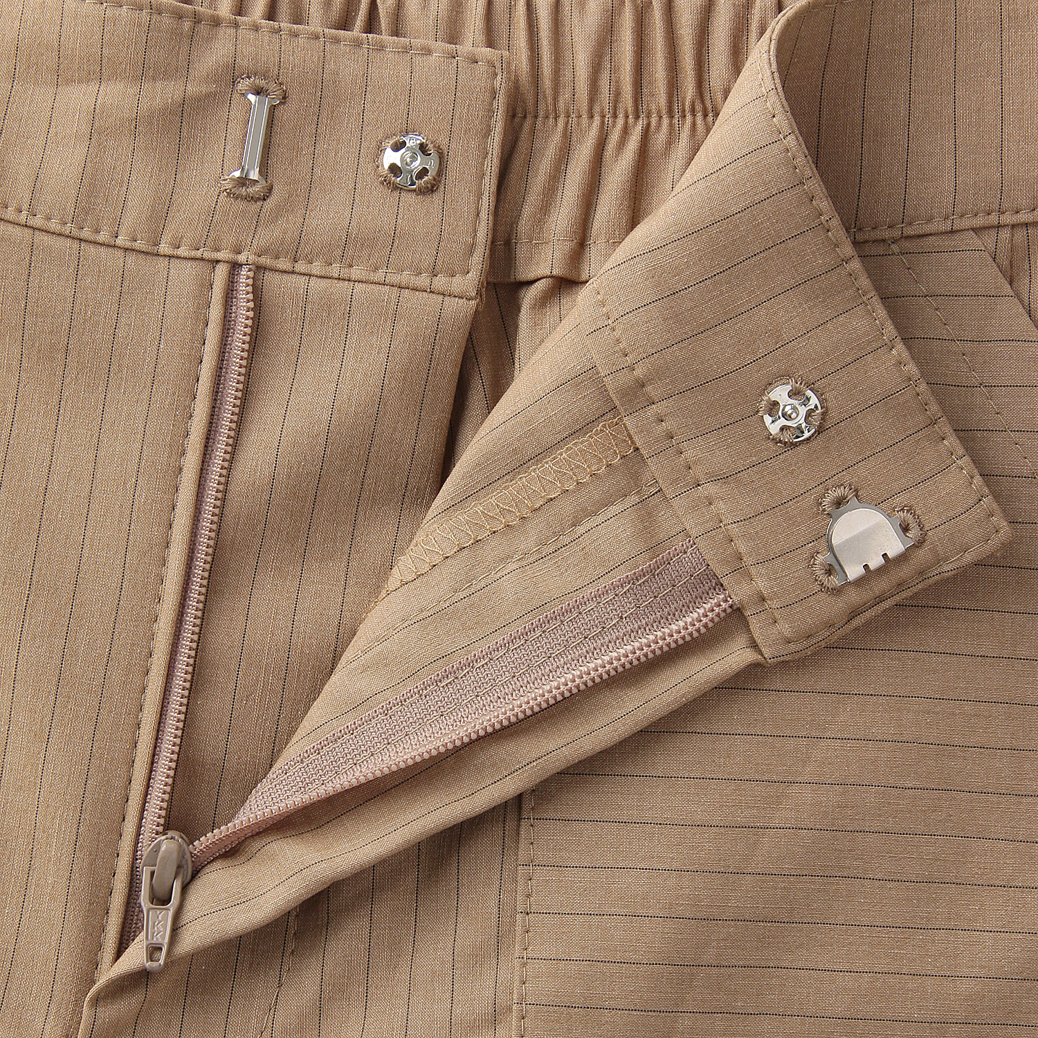 バックラッシュストライプワイドパンツ - 画像7