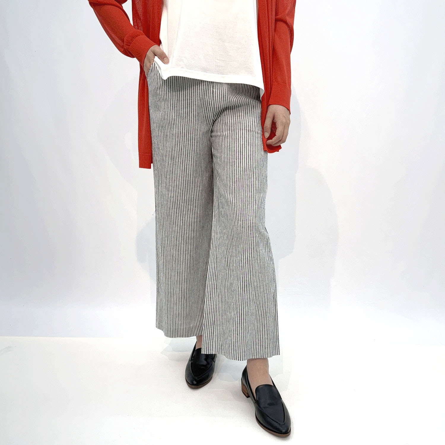 綿麻ワイドパンツ - 画像1