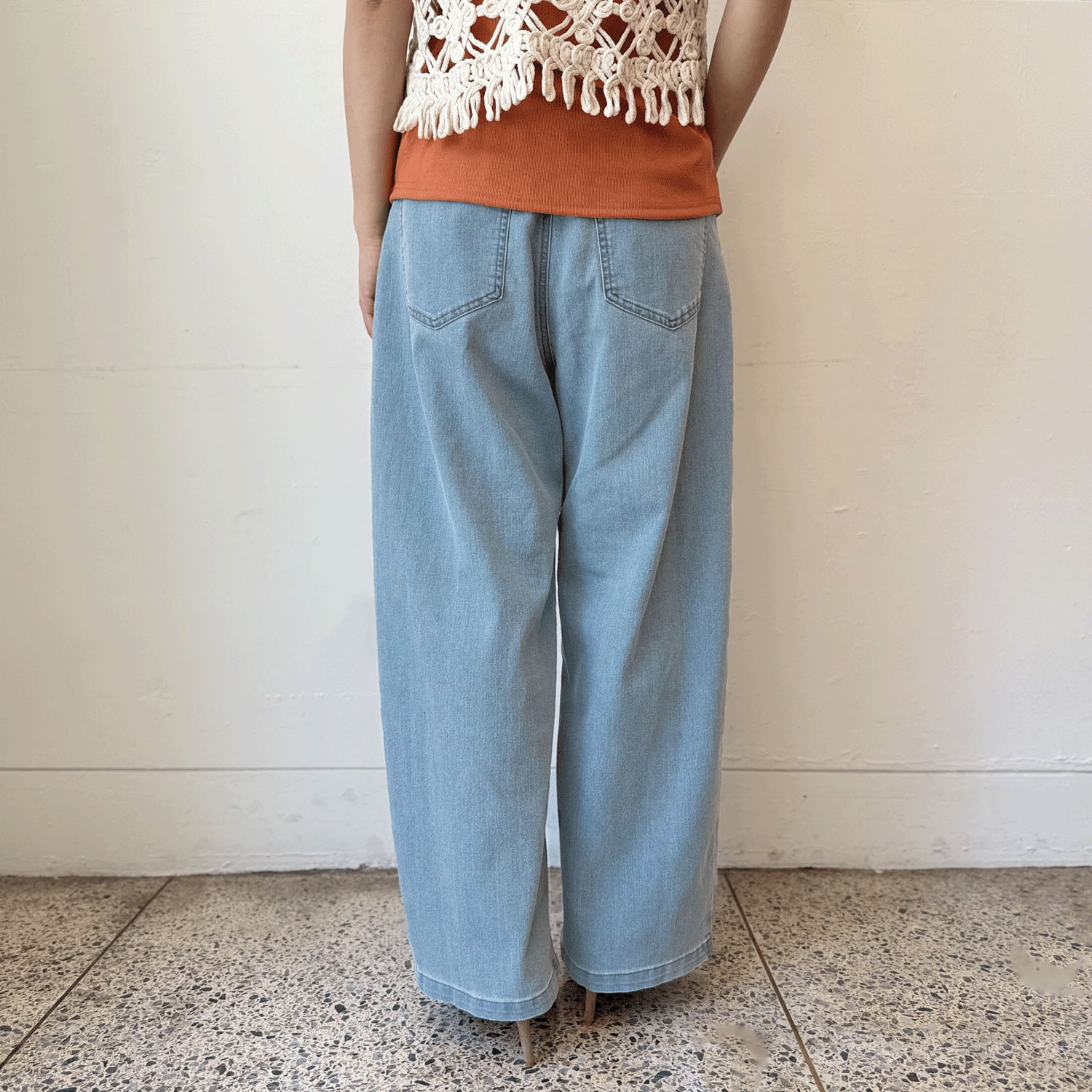 【新色追加！】 【Insta Live】JEUNE ET JOYEUX TCストレッチ デニムカーブパンツ - 画像17