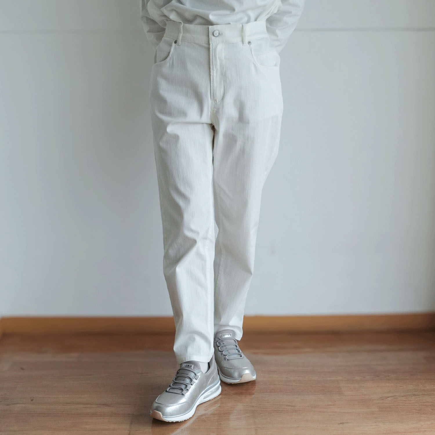 【Insta Live】aiai C／Nクールストレッチ 木陰デニムアンクルテーパード - 画像13