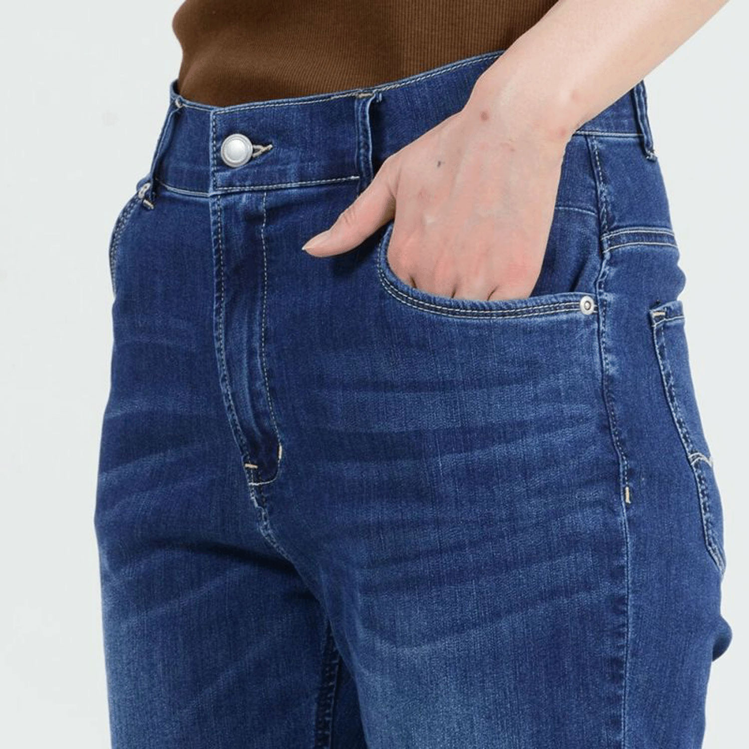 【Insta Live】aiai C／Nクールストレッチ 木陰デニムアンクルテーパード - 画像14