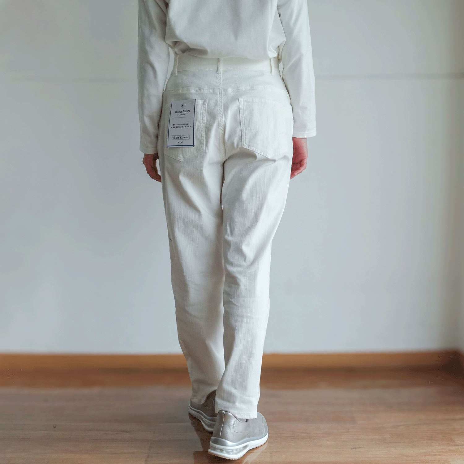 【Insta Live】aiai C／Nクールストレッチ 木陰デニムアンクルテーパード - 画像3