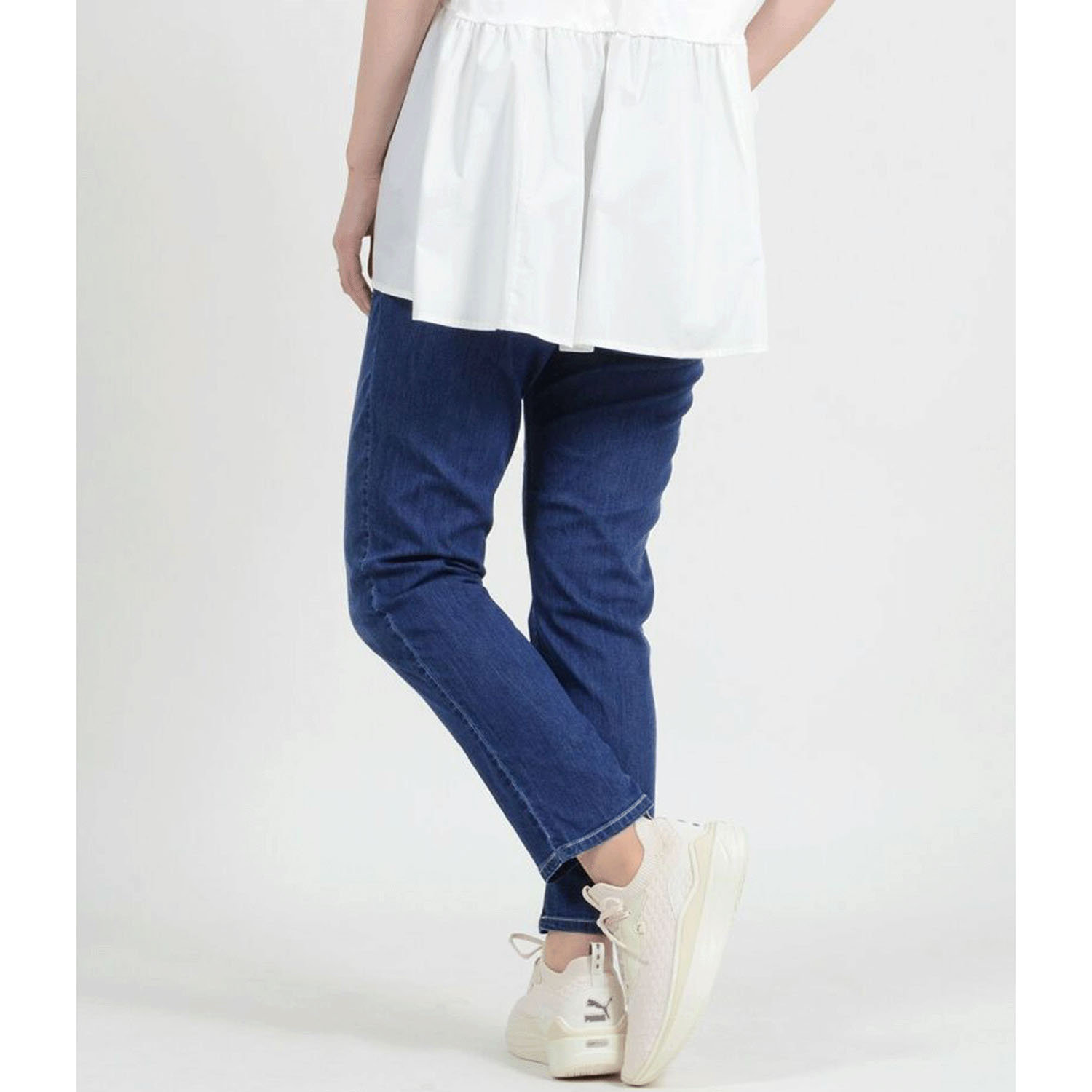 【Insta Live】aiai C／Nクールストレッチ 木陰デニムアンクルテーパード - 画像21