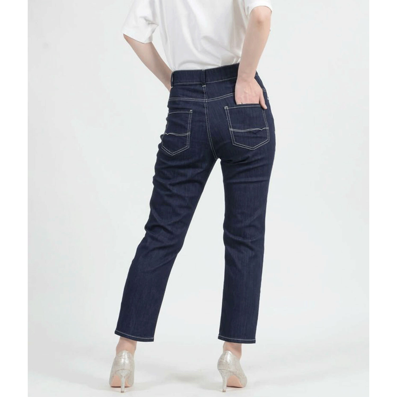 【Insta Live】aiai C／Nクールストレッチ 木陰デニムアンクルテーパード - 画像29