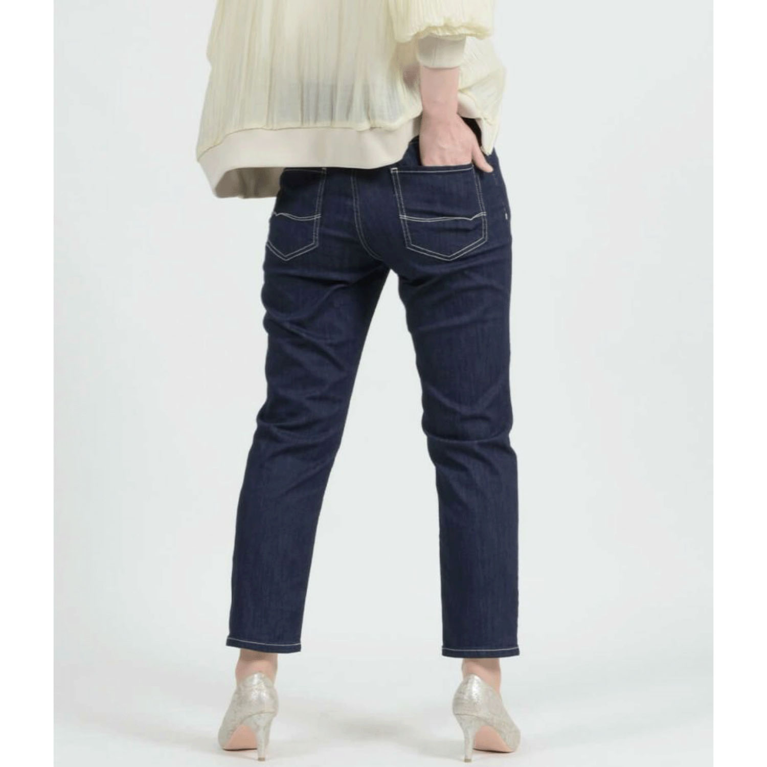 【Insta Live】aiai C／Nクールストレッチ 木陰デニムアンクルテーパード - 画像32