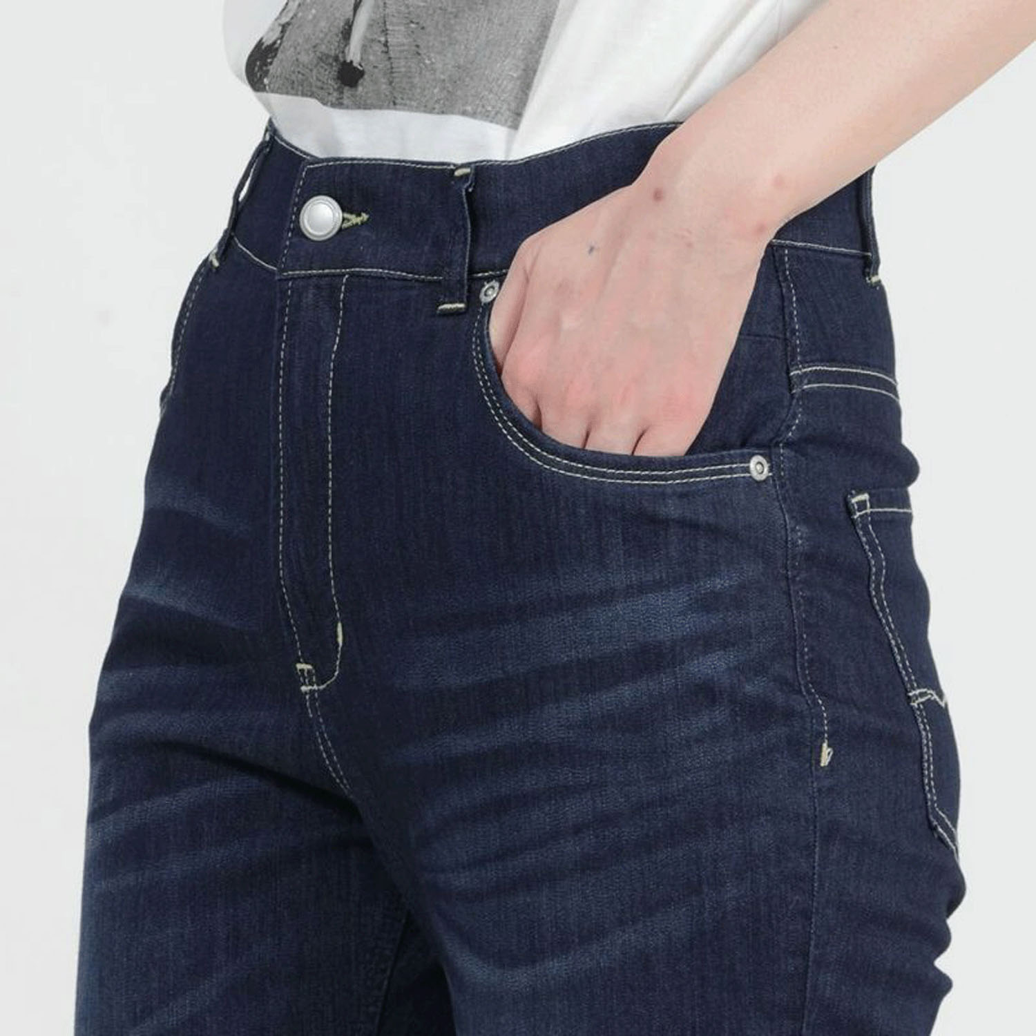 【Insta Live】aiai C／Nクールストレッチ 木陰デニムアンクルテーパード - 画像36