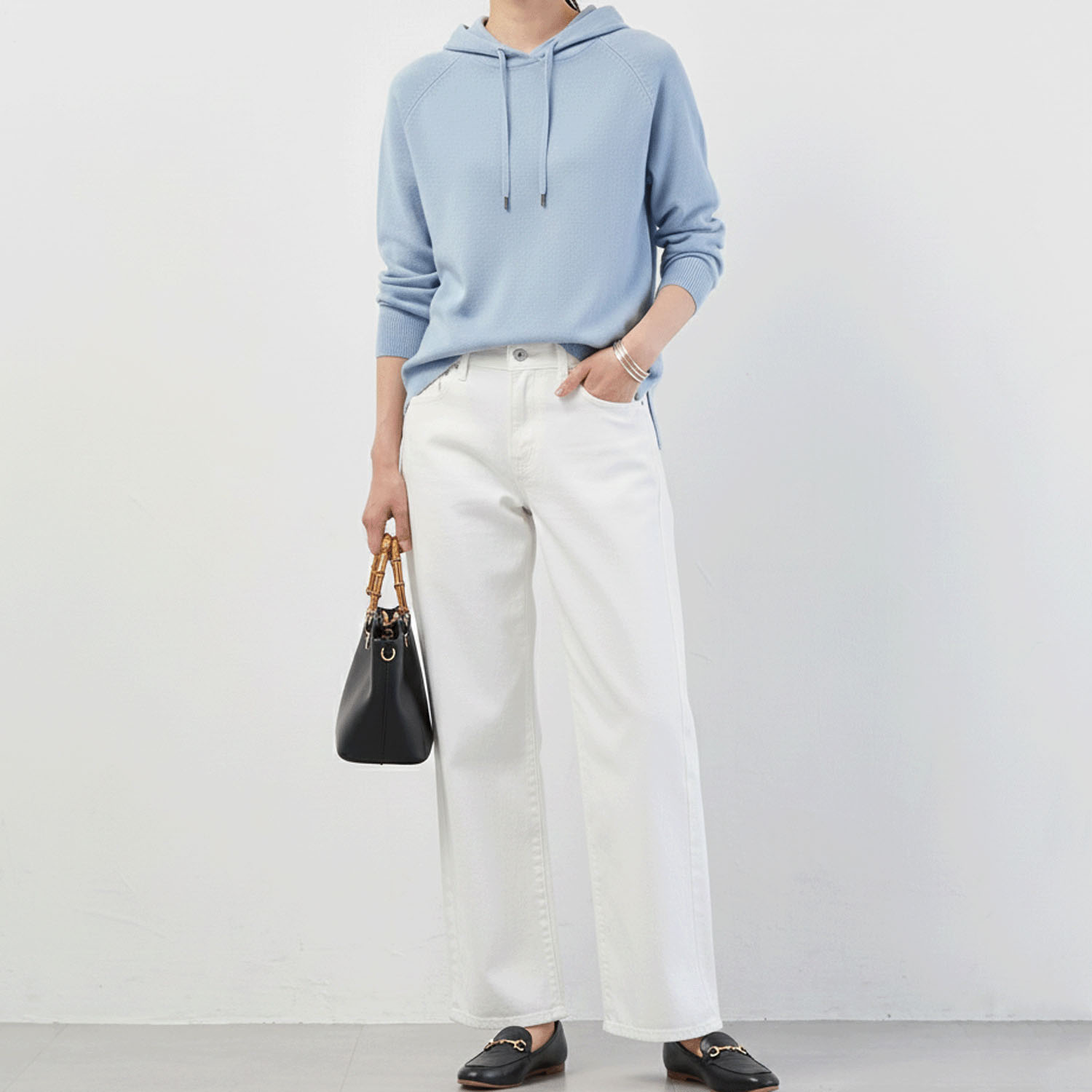 【InstaLive】aiai C／Nクールストレッチ 木陰デニムセミワイドパンツ - 画像11