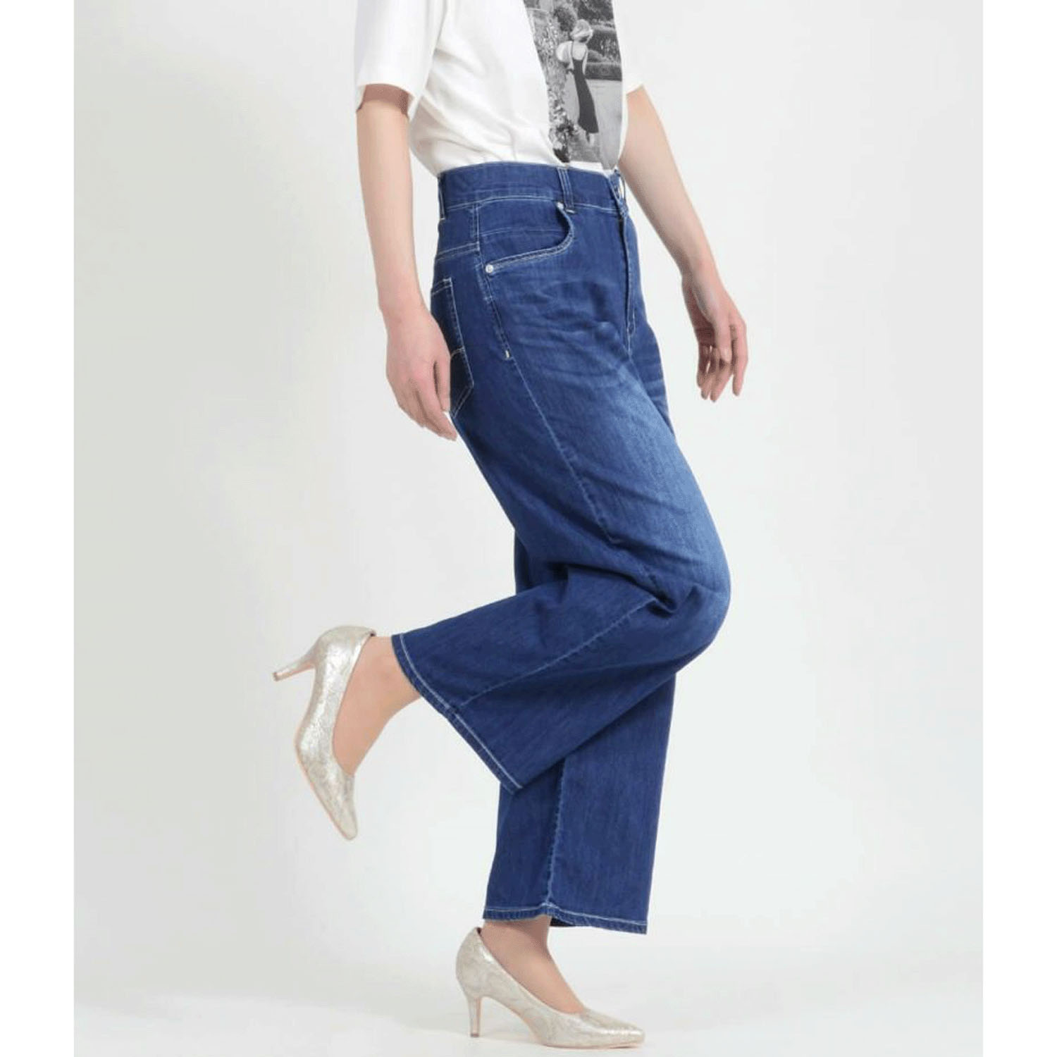 【InstaLive】aiai C／Nクールストレッチ 木陰デニムセミワイドパンツ - 画像20