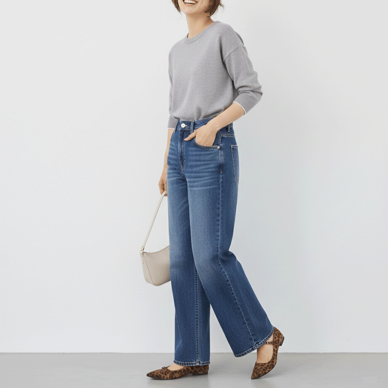 【InstaLive】aiai C／Nクールストレッチ 木陰デニムセミワイドパンツ - 画像26