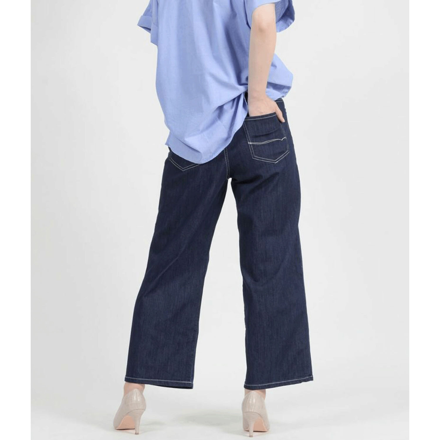 【InstaLive】aiai C／Nクールストレッチ 木陰デニムセミワイドパンツ - 画像32