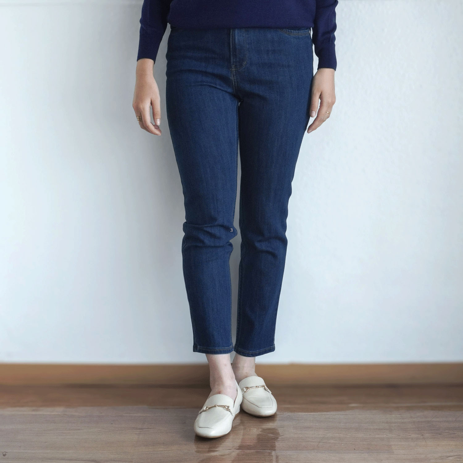 【Insta Live】aiai 木漏れ日デニム テーパードパンツ - 画像2