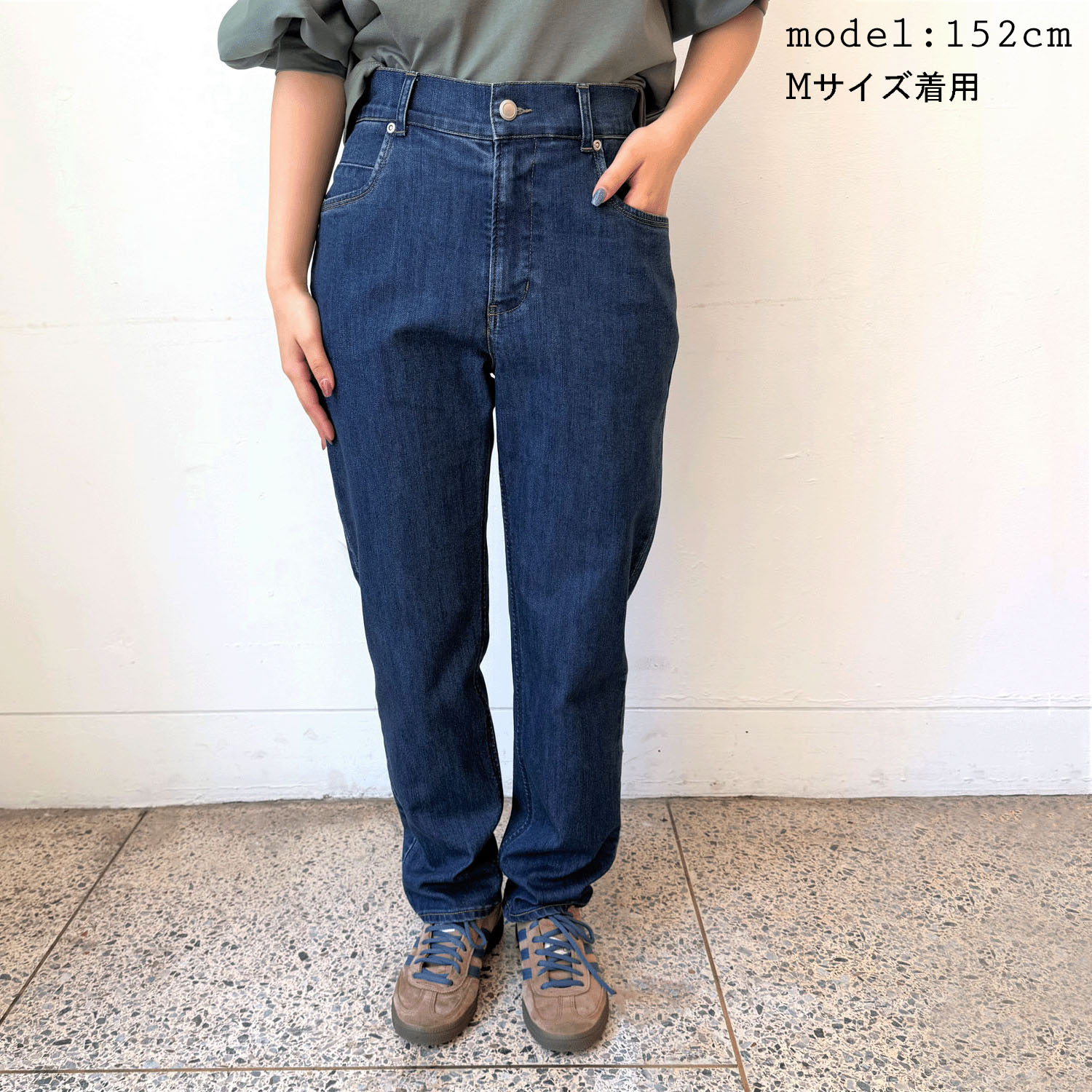 【Insta Live】aiai 木漏れ日デニム テーパードパンツ - 画像6