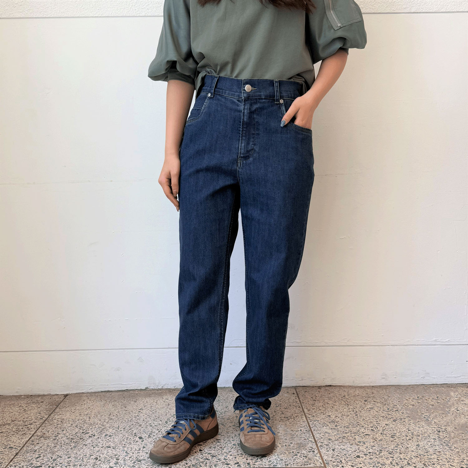 【Insta Live】aiai 木漏れ日デニム テーパードパンツ - 画像7