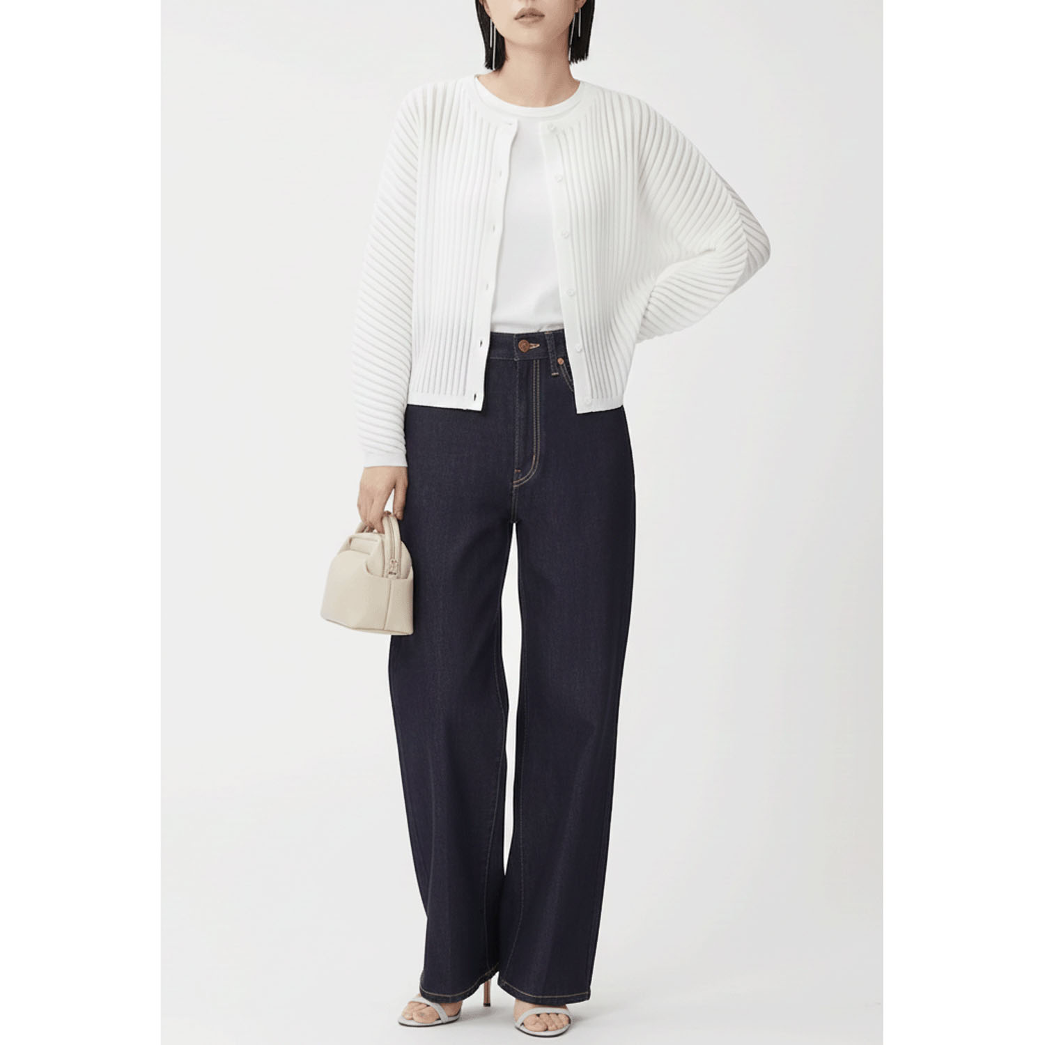 【Insta Live】aiai 木漏れ日デニム ワイドパンツ