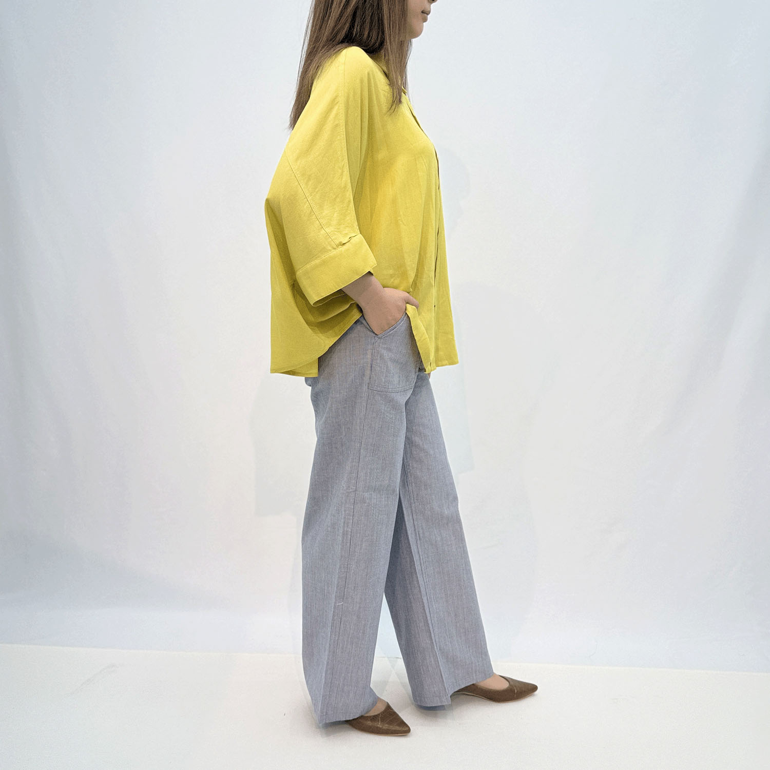 CAMEL ROAD シャンブレーベーカーパンツ - 画像5