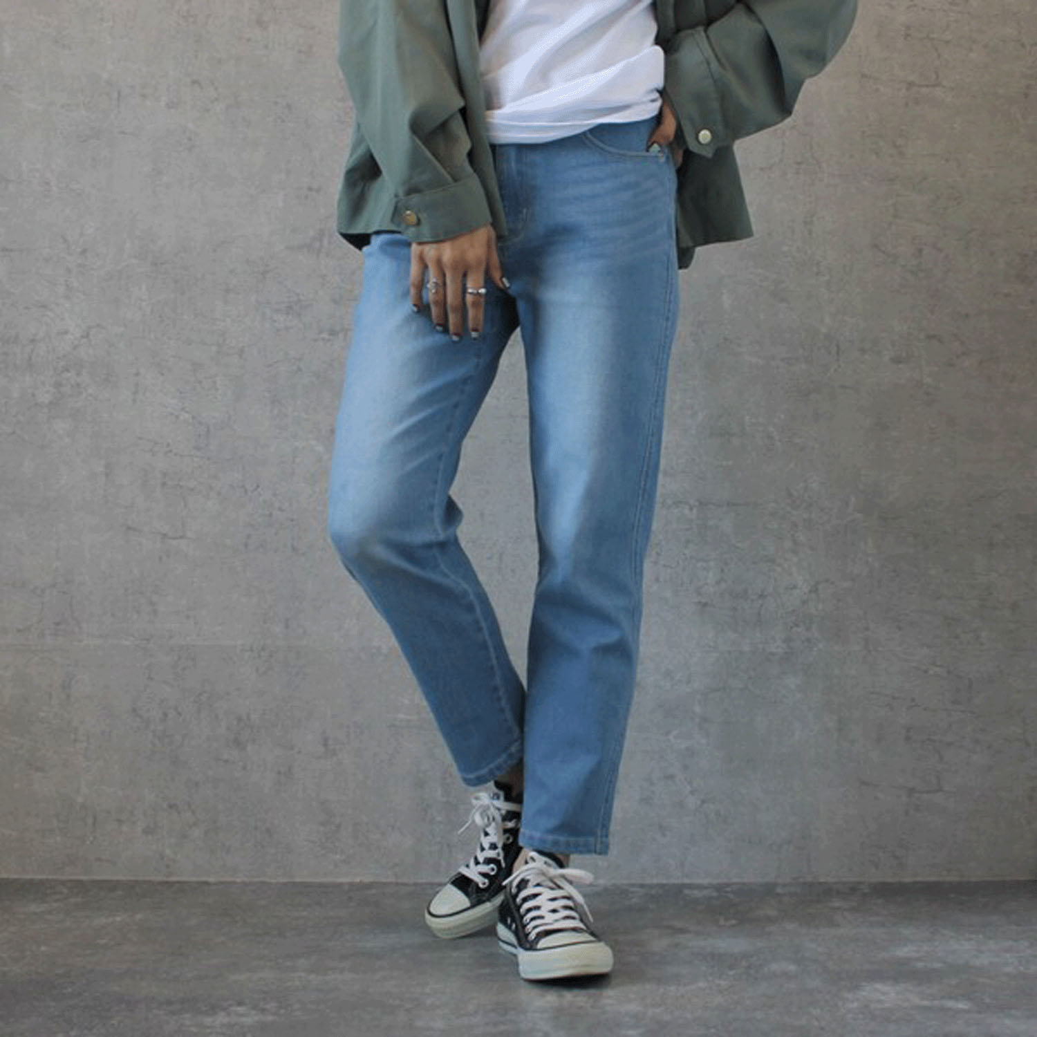 【Insta Live】W HEART Coolishスキニーパンツ - 画像1