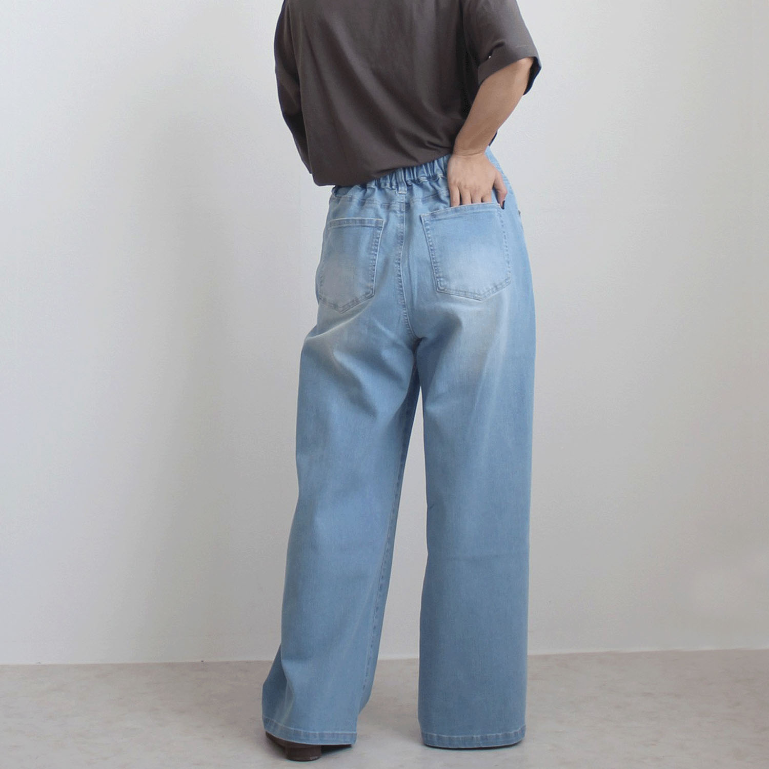 【Insta Live】W HEART Coolishワイドパンツ - 画像11