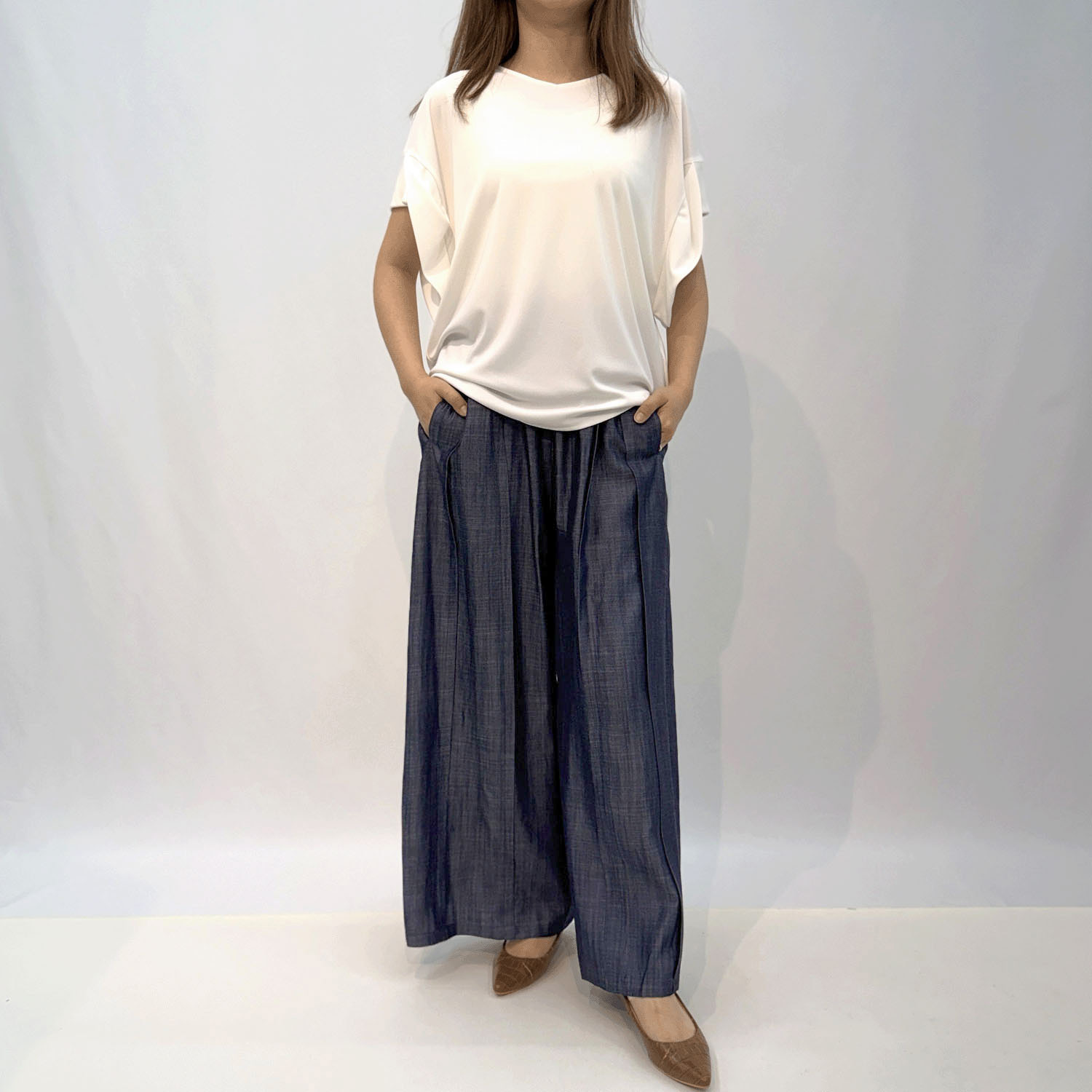 テンセルタックワイドパンツ - 画像4