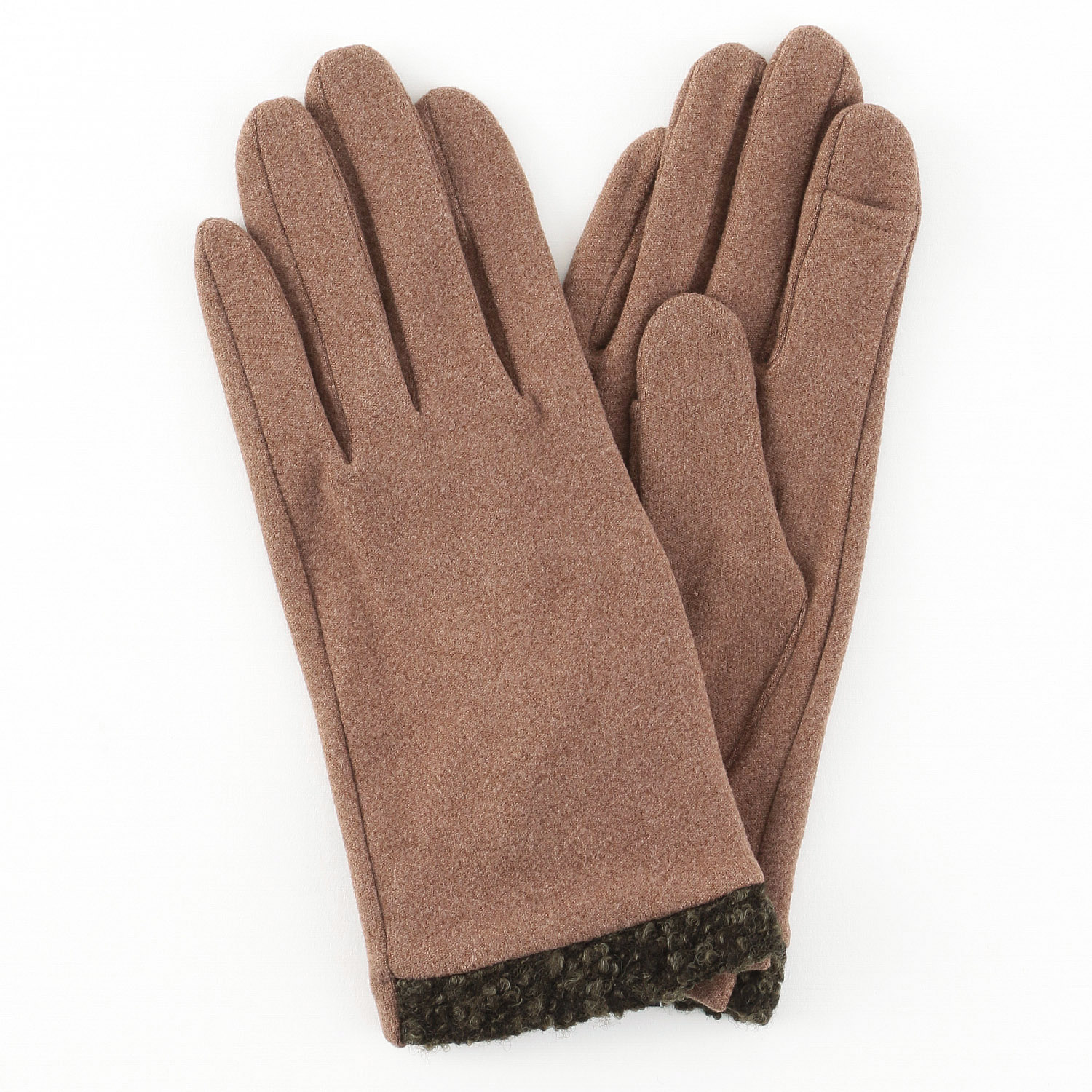 スーパーストレッチプードルボア手袋