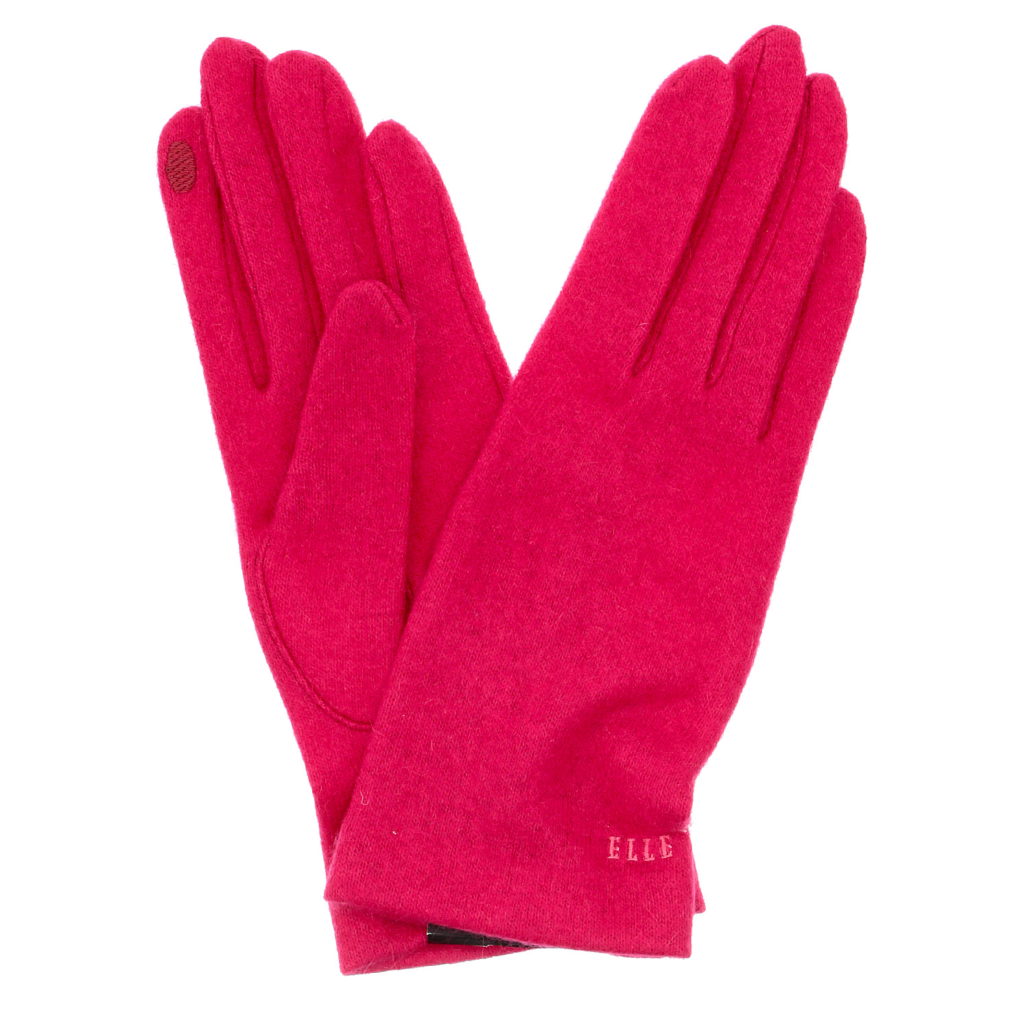 【グレー、ワイン終了】ELLE カシミヤ手袋 - 画像7