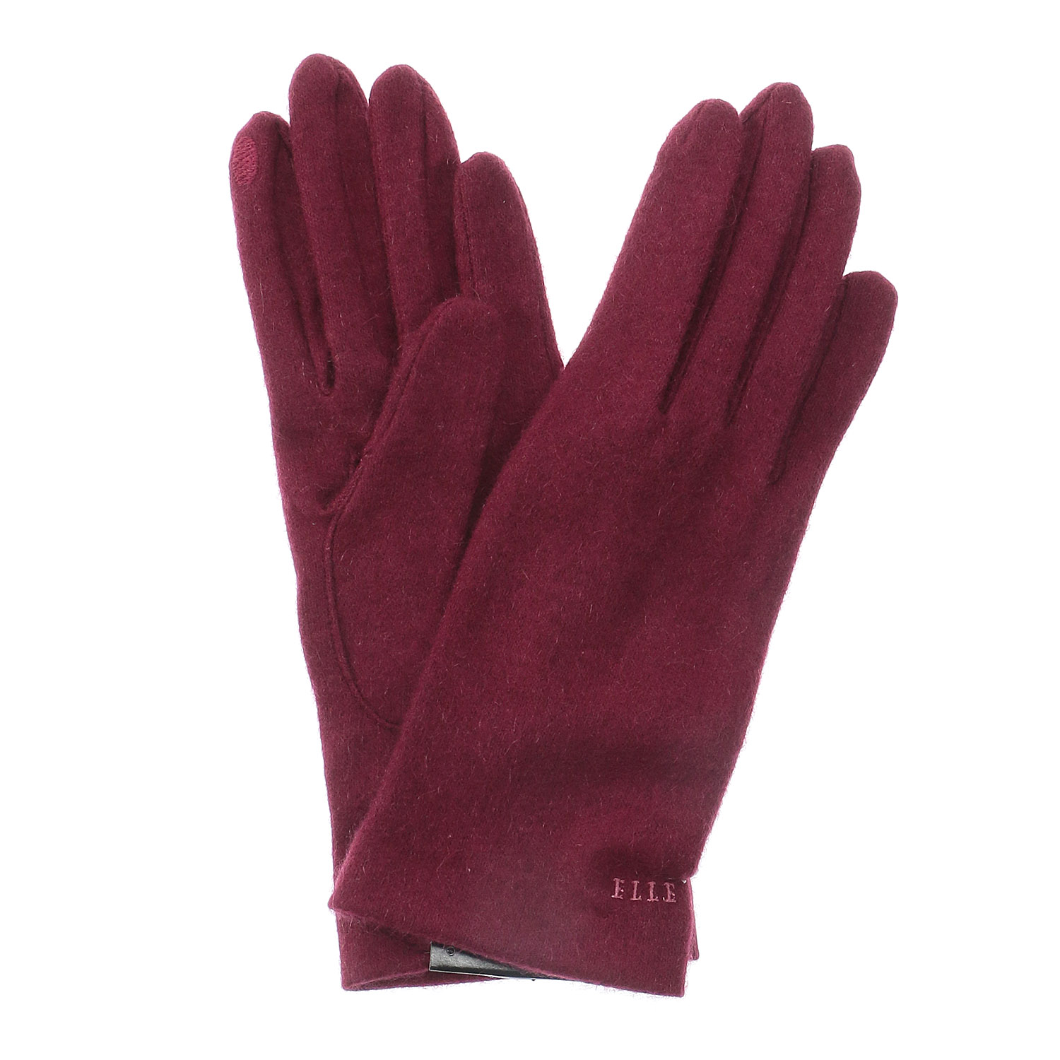 【グレー、ワイン終了】ELLE カシミヤ手袋 - 画像8