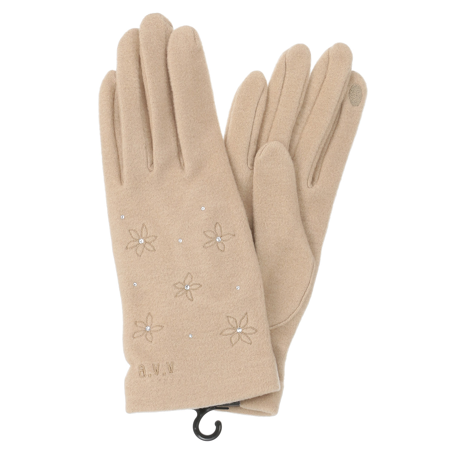 【ブラウン終了】avv ラインストーンジャージ手袋 - 画像6