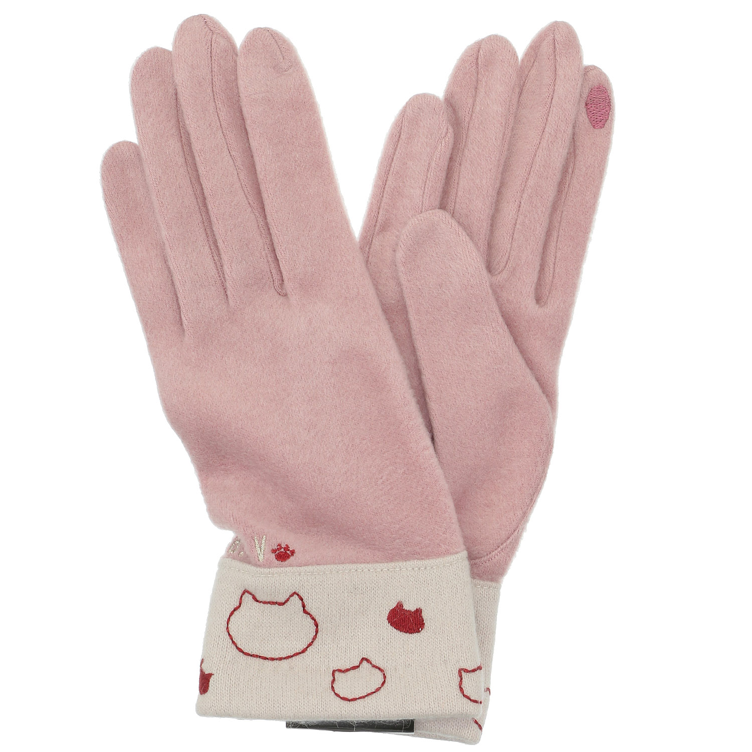 a．v．v ネコ刺繍手袋 - 画像7