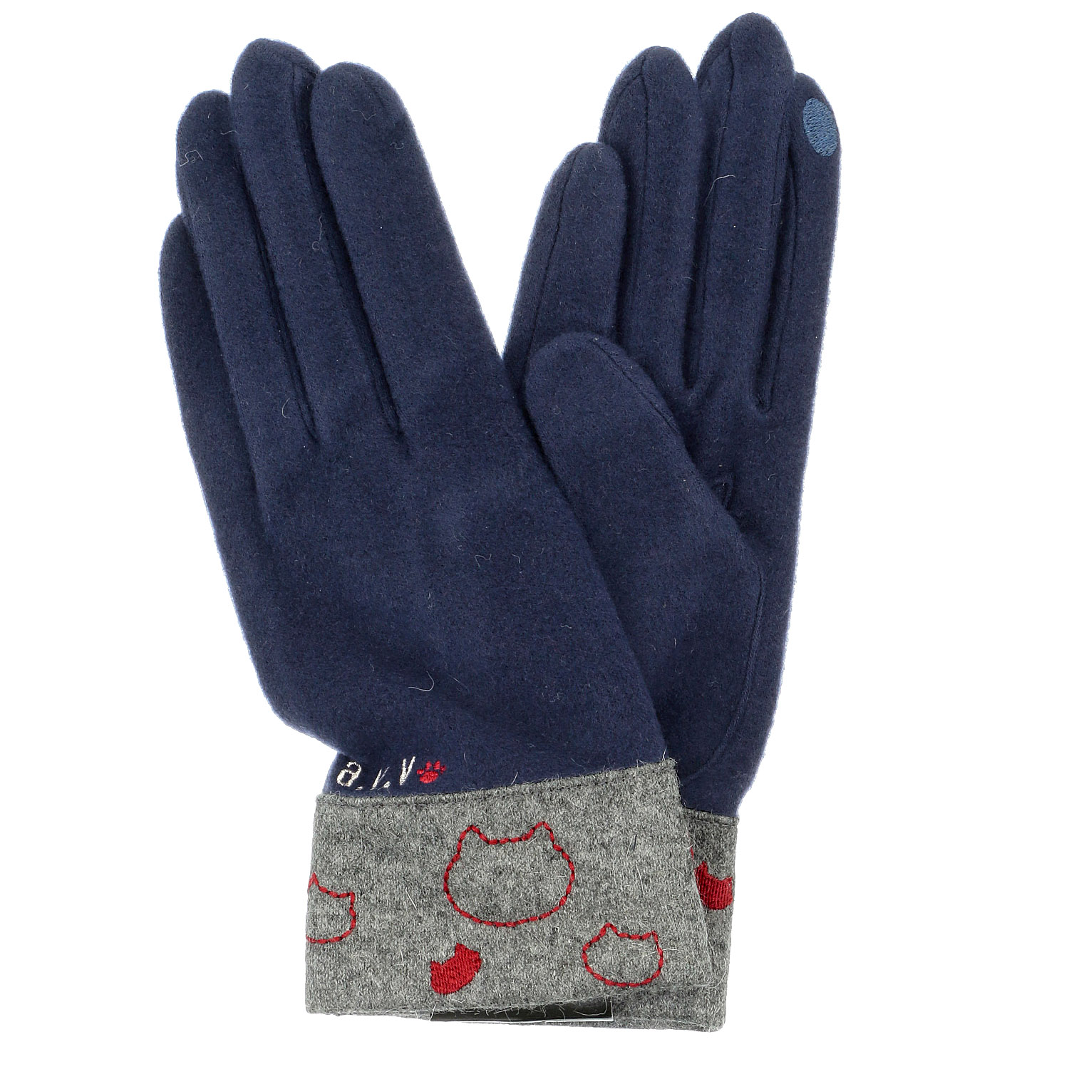 a．v．v ネコ刺繍手袋 - 画像8