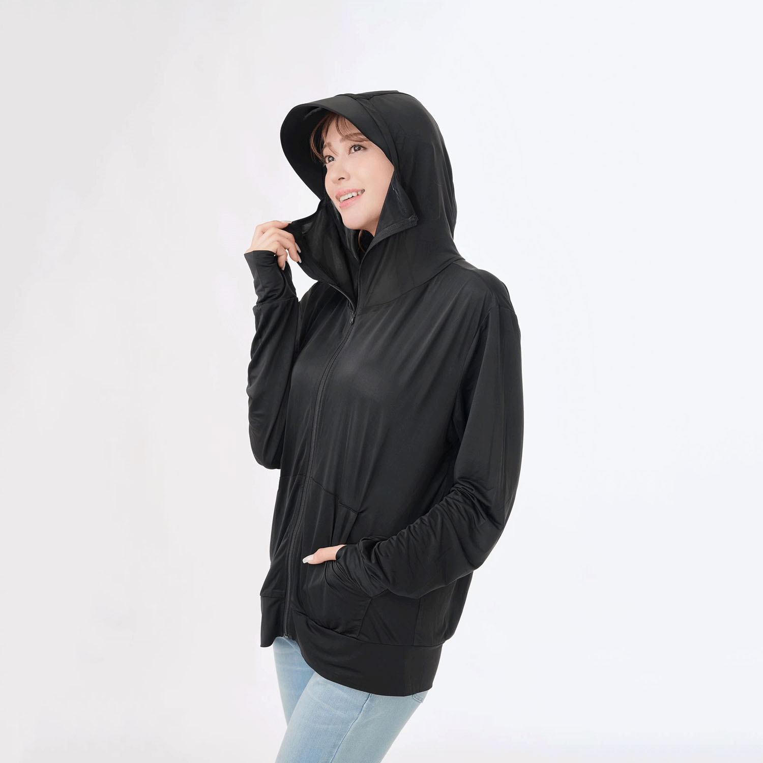 UV＆クール顔までガードパーカー - 画像3